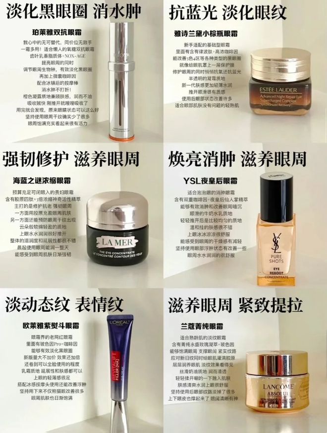 款大牌抗老眼霜专门针对熬夜的衰老问题J9国际网站熬夜党从来不会错过的6(图3)